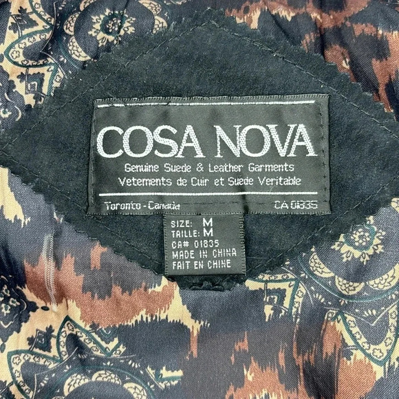 Vintage Cosa Nova Oversized Leather Jacket - Picture 3 of 8